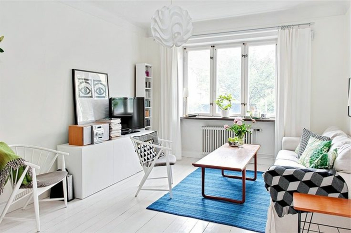 comment-choisir-deco-nordique-avec-meuble-suedois-et-tapis-scandinave-bleu-murs-blancs