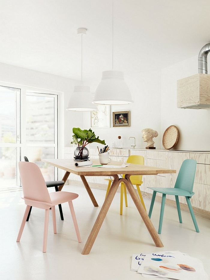 design-scandinave-meuble-scandinave-décoration-scandinave-chaises-salle-à-manger-ikea