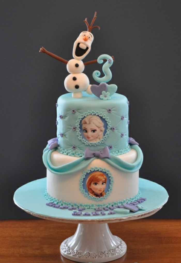frozen-la-reine-des-neiges-gâteau-anniversaire-fille-image-de-gateau-3-ans-avec-elsa-et-anna