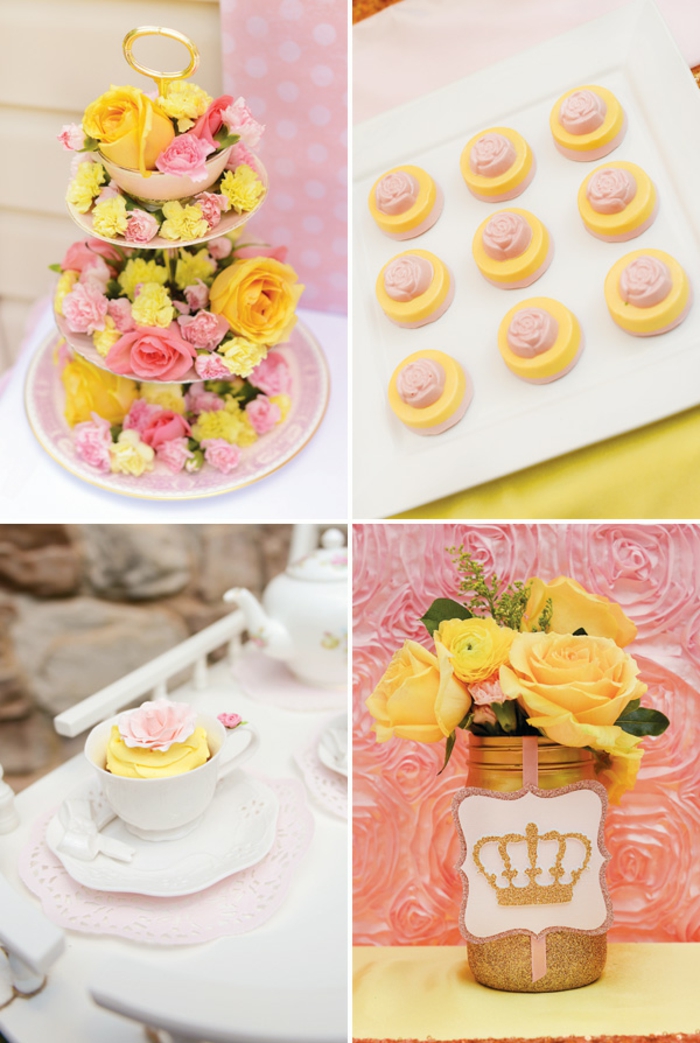 la-belle-et-la-bete-design-déco-anniversaire-disney-inspiration-idées-à-faire-soi-même-tea-party-rose-et-jaune