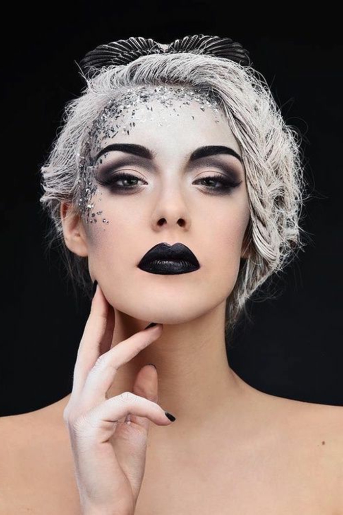 les-dernières-tendances-dans-le-maquillage-noir-et-blanc-une-jolie-fille-moderne