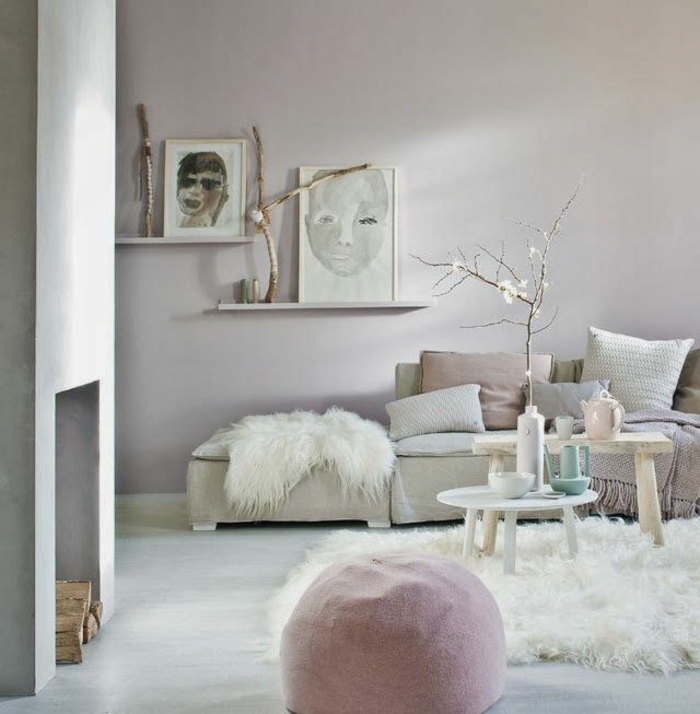 quelle-peinture-choisir-pour-le-salon-de-style-scandinave-tapis-blanc-chaise-boule-rose