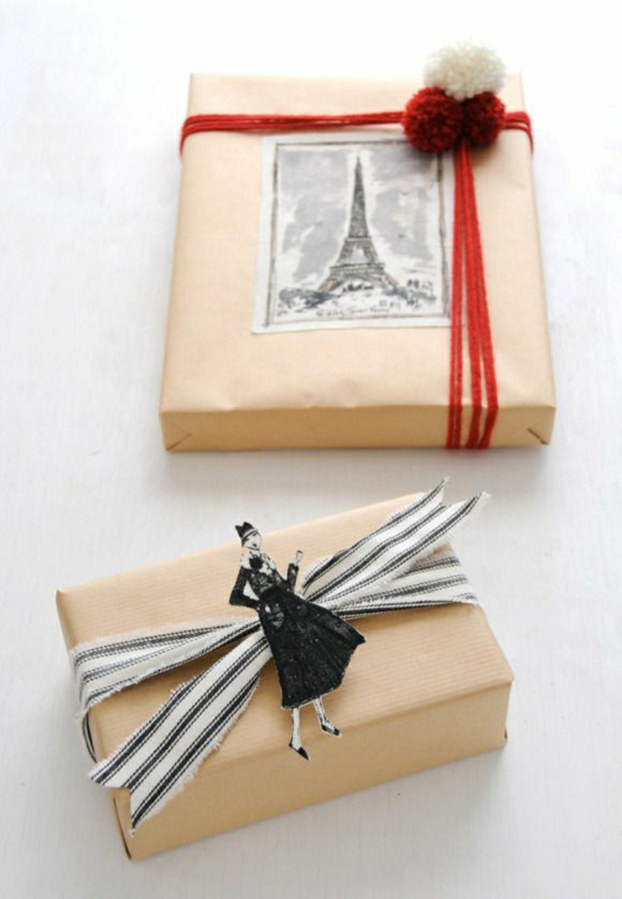 1-comment-creer-une-jolie-decoration-avec-papier-cadeau-original-paquet-cadeau