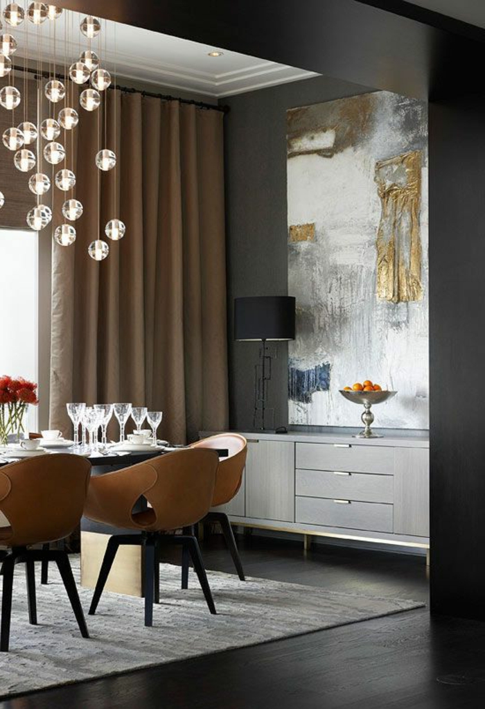 1-jolie-salle-a-manger-complete-pas-cher-de-style-de-luxe-tapis-gris-et-meubles-modernes