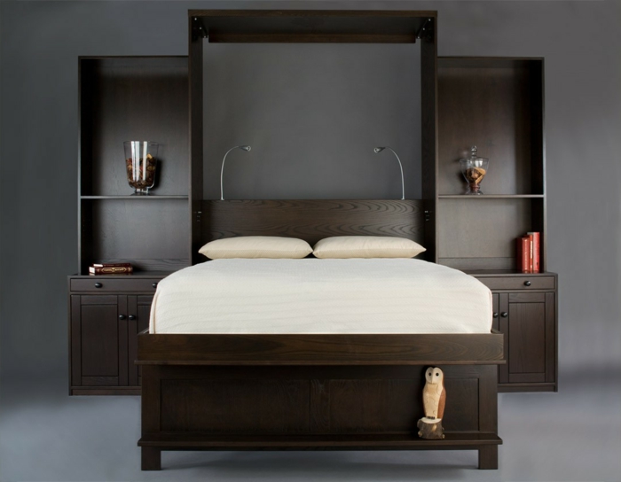 armoire-lit-escamotable-ikea-meuble-lit-aménagement-noir-et-brune