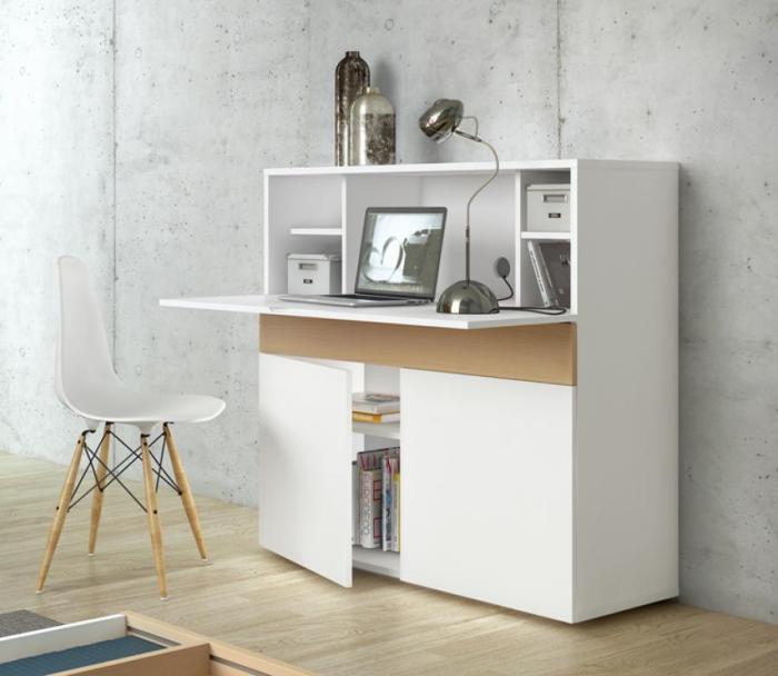 bureau-secr%C3%A9taire-blanc-design-mode