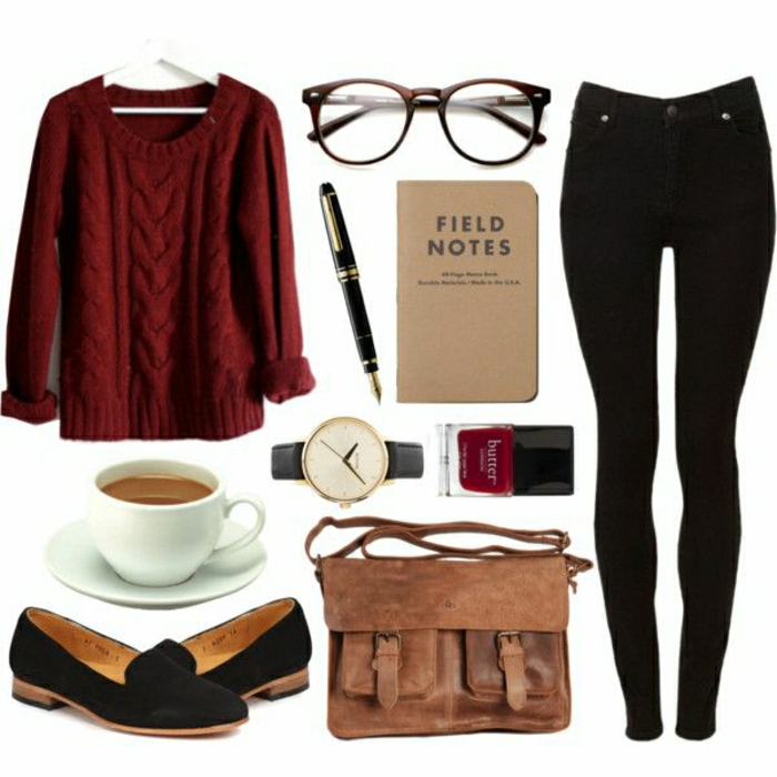 mode-hipster-femme-stylée-lunettes-hipster-cool-hipster