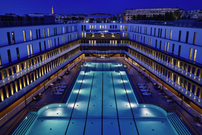 piscine olympique, une des plus belles piscines de Paris