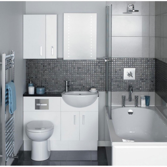 salle-de-bain-carrelage-idée-comment-faire-votre-carrelage-gris-et-bleu-meuble-sous-lavabo
