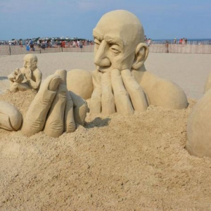 La sculpture de sable - un art que nous aimons