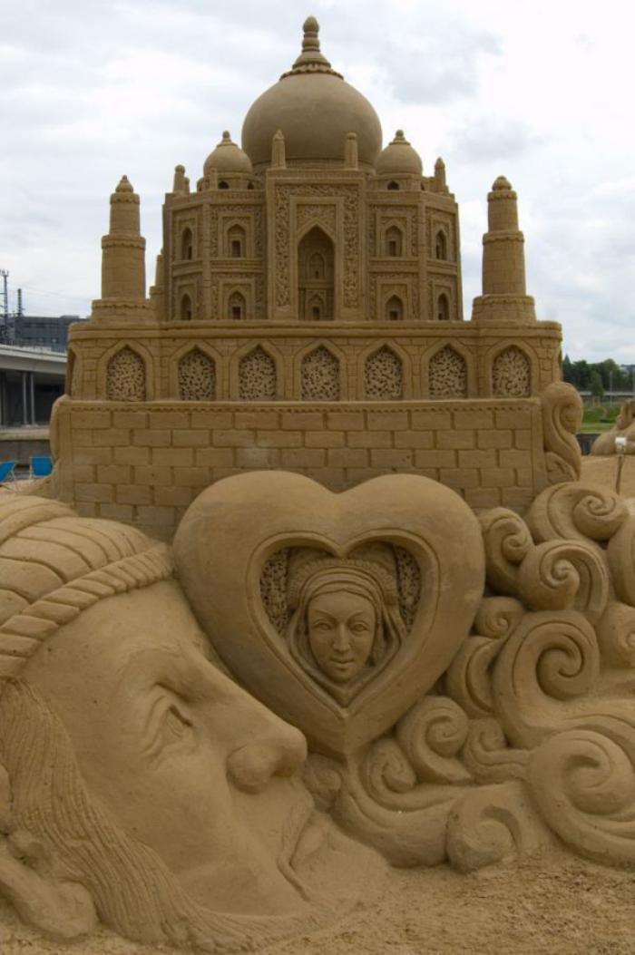 La sculpture de sable - un art que nous aimons - Archzine.fr