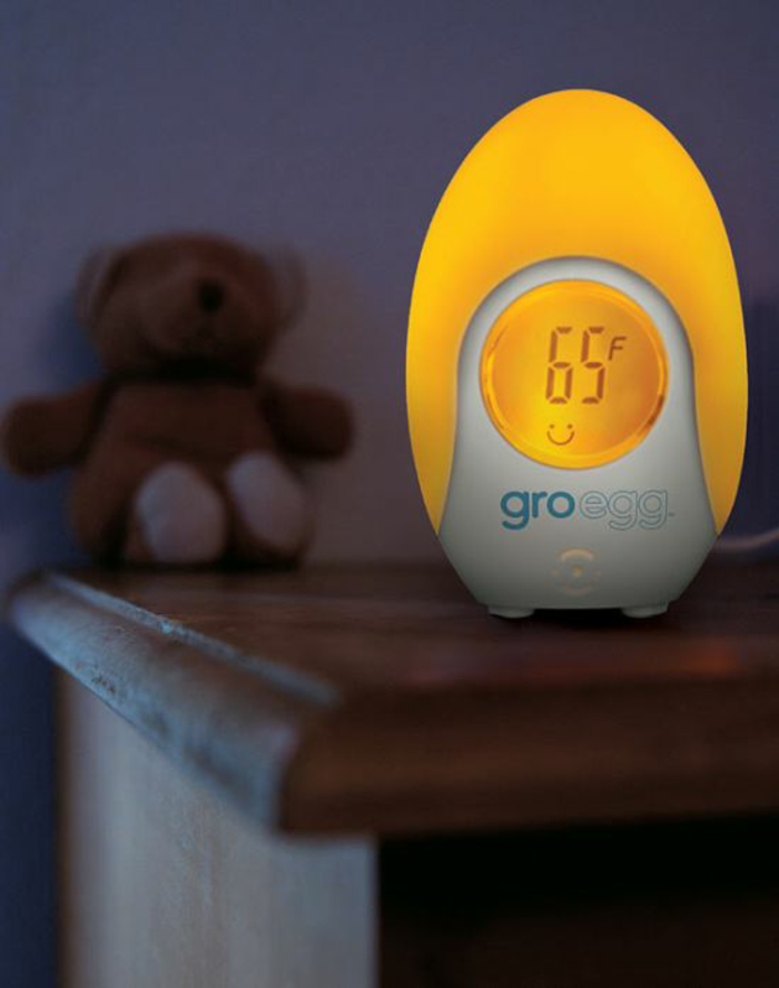 thermometre-chambre-bebe-idée-jaune-lumière