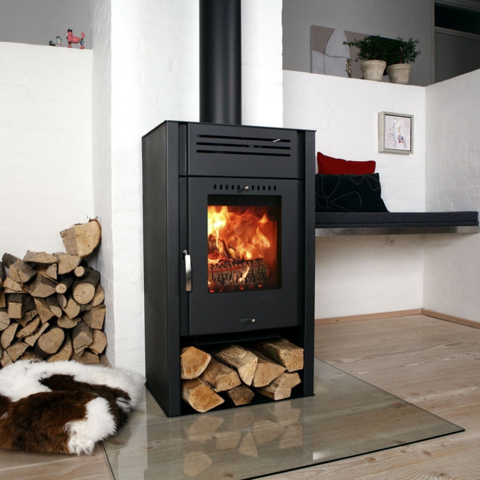 Interieur Poele A Bois