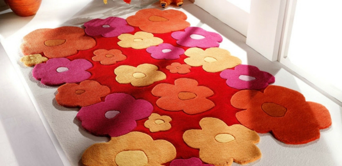 Le tapis multicolore - apportez des touches de joie dans l'intérieur! -  Archzine.fr