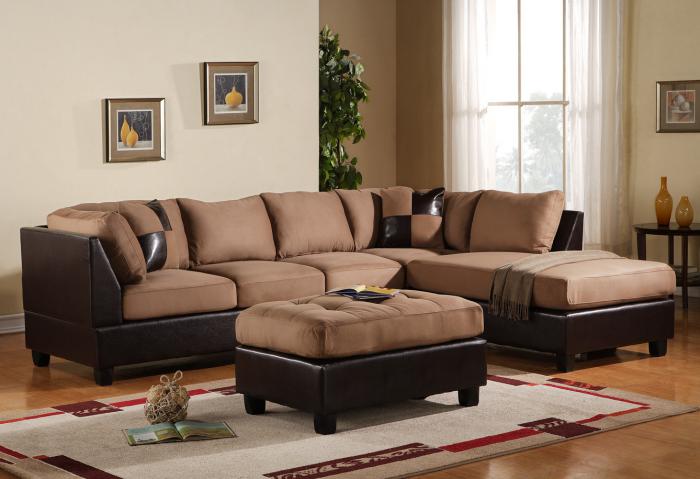 canapé-composable-sofa-marron-déco-salle-de-séjour