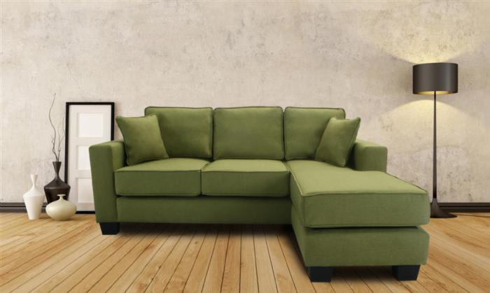 canapé-composable-vert-joli-design-de-canapé-contemporain
