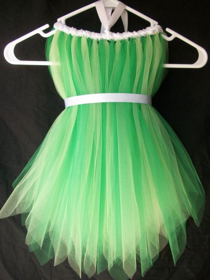 déguisement-fée-clochette-robe-plissée-verte