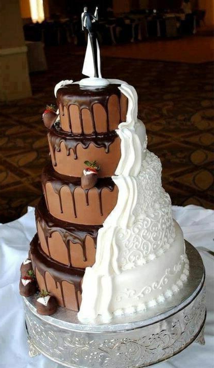joli-gâteau-de-mariage-au-chocolat-et-vanille-blanc-et-marron-gâteau-de-mariage
