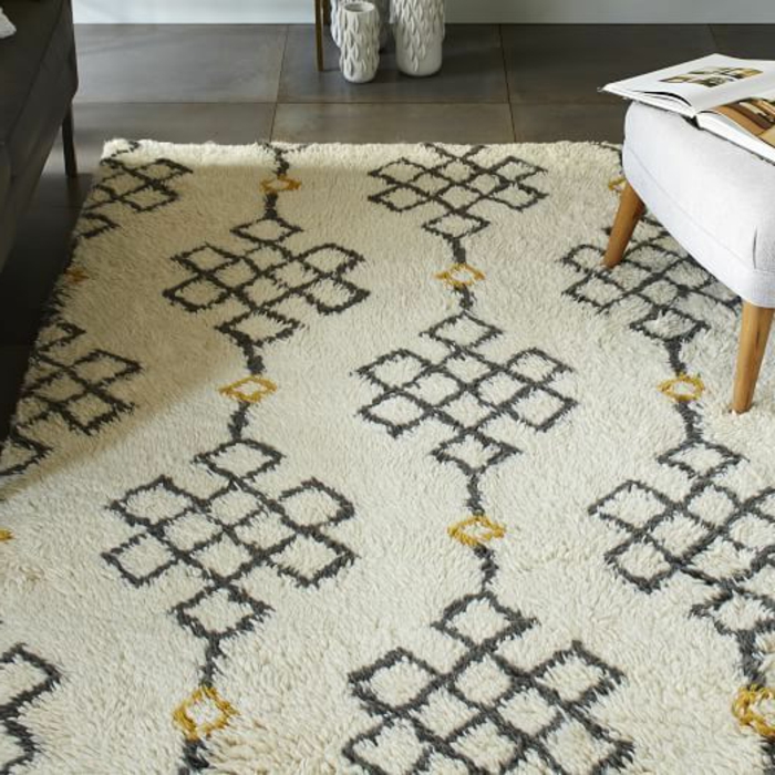 joli-tapis-berbere-dans-le-salon-moderne-joli-tapis-beige-avec-decoration-noir