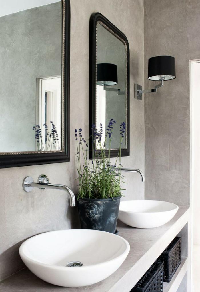 robinet-mural-deux-vasques-ovales-à-poser-et-miroirs