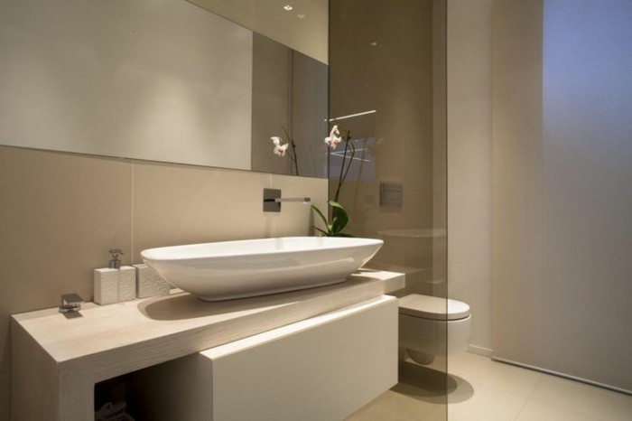 salle-de-bain-de-luxe-avec-un-vasque-blanc-et-fleurs-dans-la-salle-de-bain-taupe
