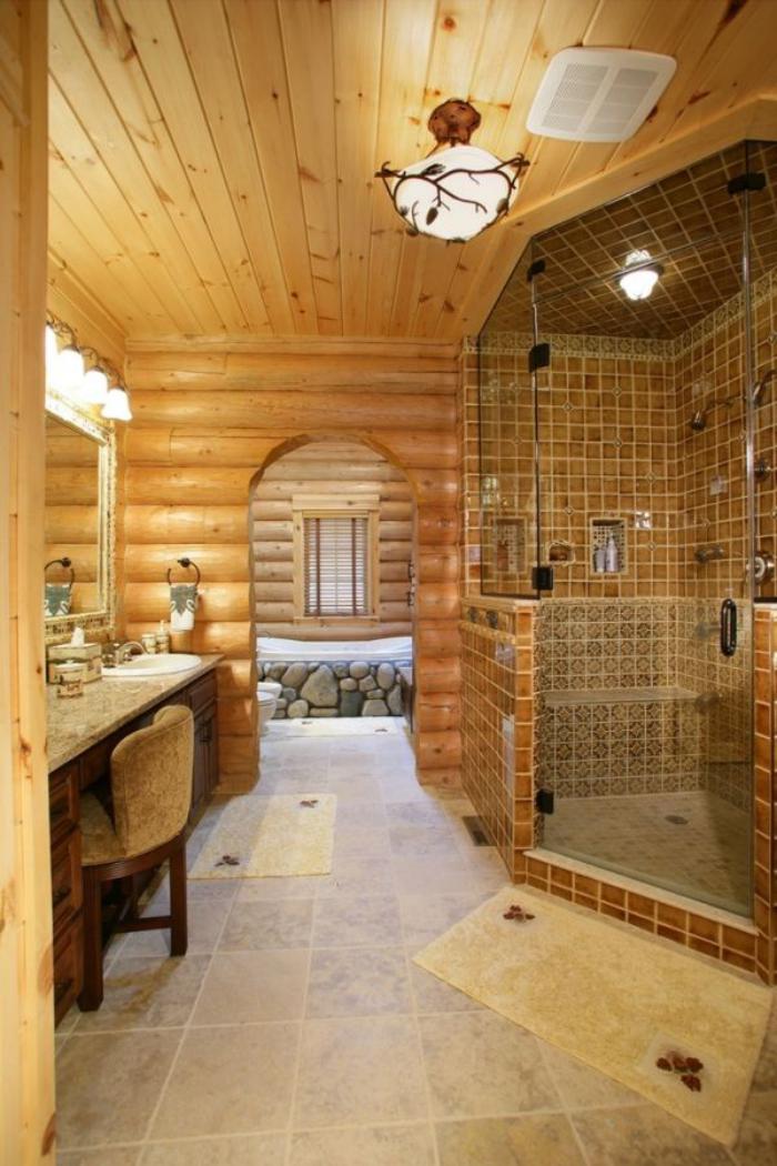 salle-de-bain-rustique-intérieur-d'hôtel-style-chalet