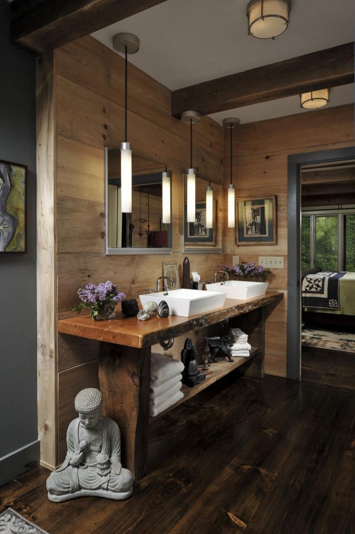 salle-de-bain-rustique-style-chalet-moderne-comptoir-en-bois-brut