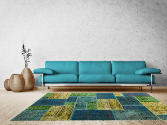 tapis-patchwork-déco-de-salon-moderne