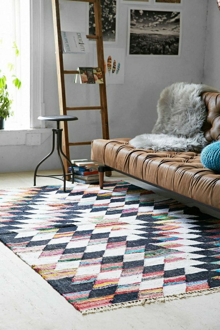 0-tapis-design-tapis-saint-maclou-pour-le-salon-moderne-avec-canape-en-cuir-marron