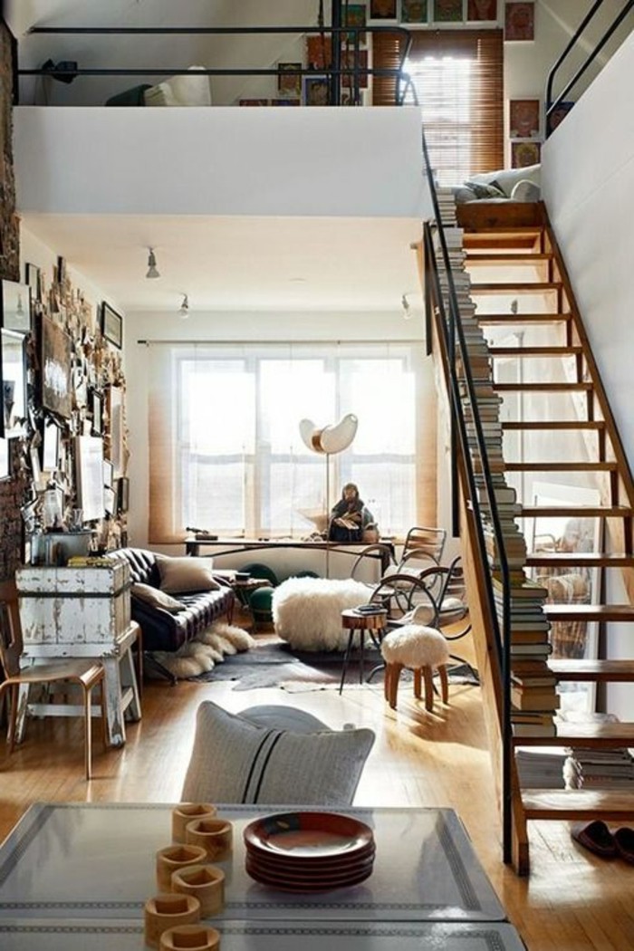 1-moderne-meuble-style-industriel-pas-cher-pour-loft-et-associé-comment-bien-amenager-le-saln