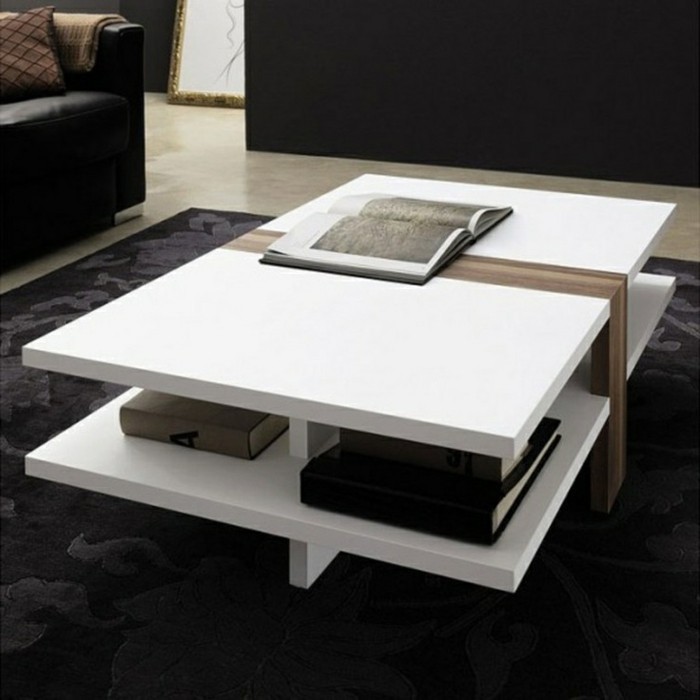 1-table-salon-rangement-en-bois-blanc-tapis-noir-table-basse-carre-table-basse-wengé