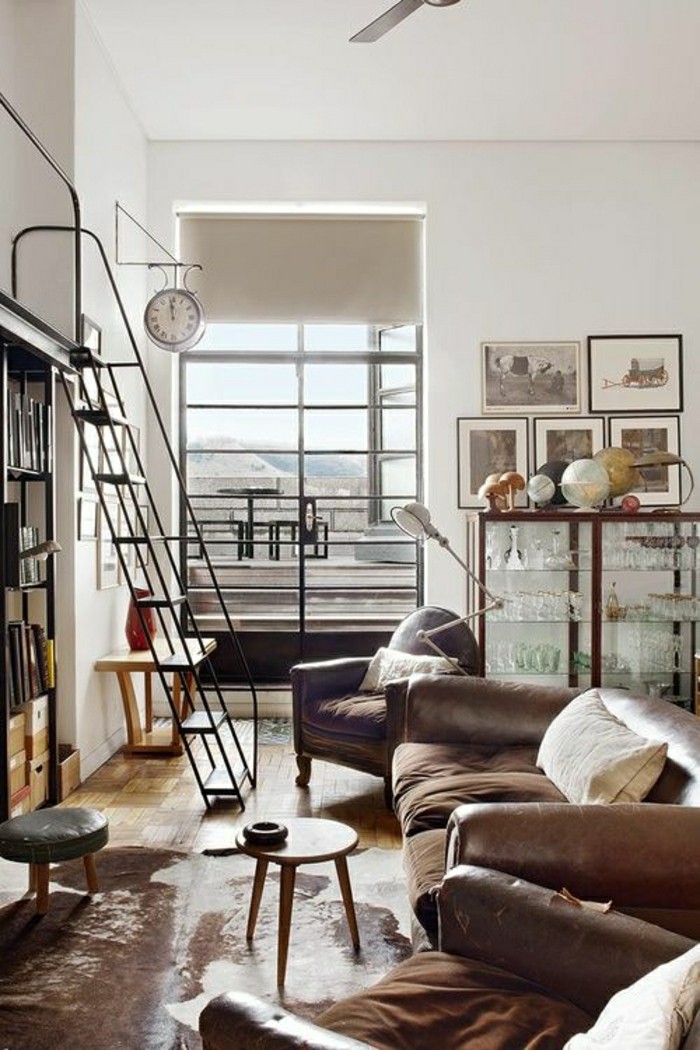 2-comment-bien-choisir-meuble-style-industriel-pas-cher-pour-loft-et-associé-canape-en-cuir-marron