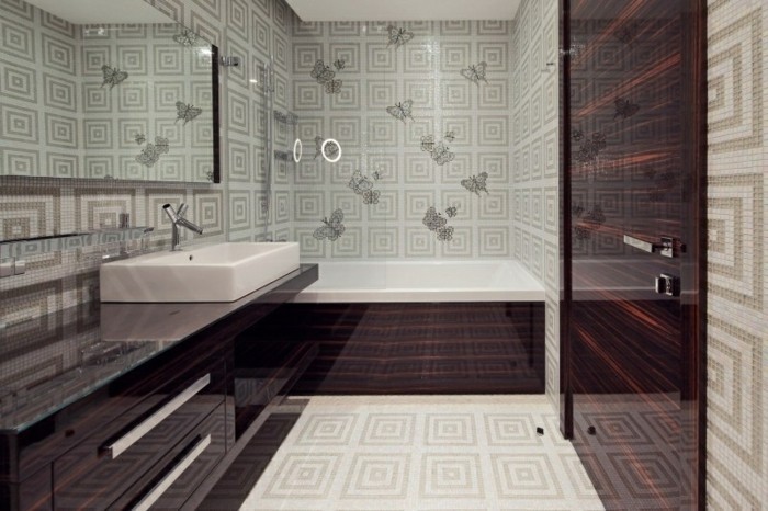 Design-papier-peint-pour-salle-de-bains-cool-idée-papillons