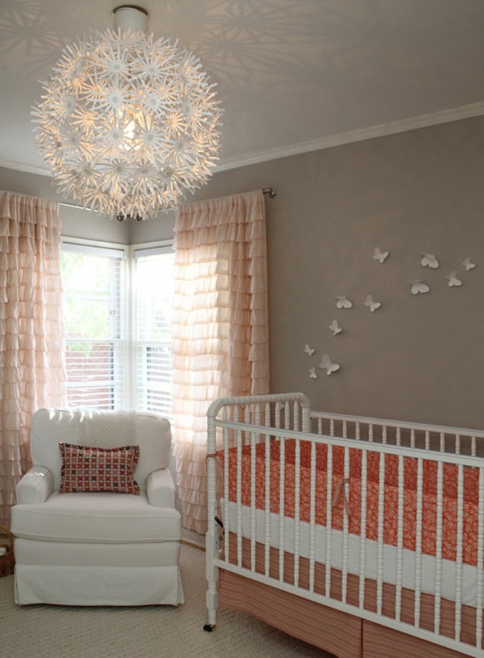Le-lustre-chambre-bebe-idée-mignon-chandelier-ronde