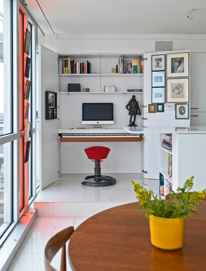 chaise-de-piano-rouge-cool-étagère-de-bureau-design-piano-cool-idee