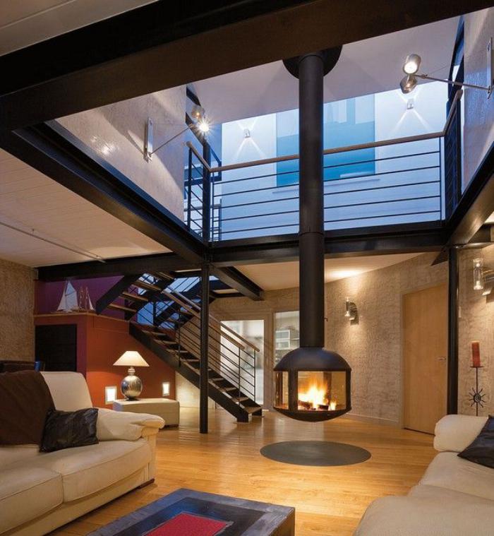 cheminée-focus-cheminée-suspendue-cheminées-design-escalier-loft