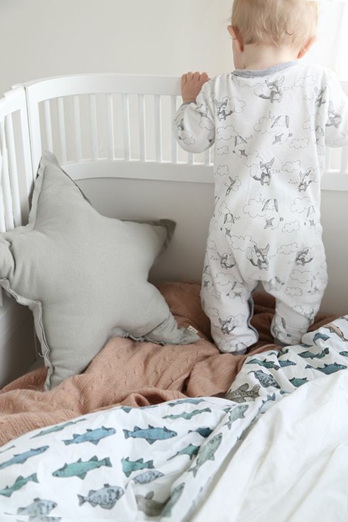 cool-pyjama-bébé-pas-cher-ensemble-bébé-fille-blanc-et-fox
