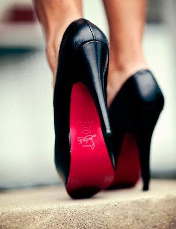 cool-talon-compensé-noir-haut-talon-escarpins-confortables-belles-rouge