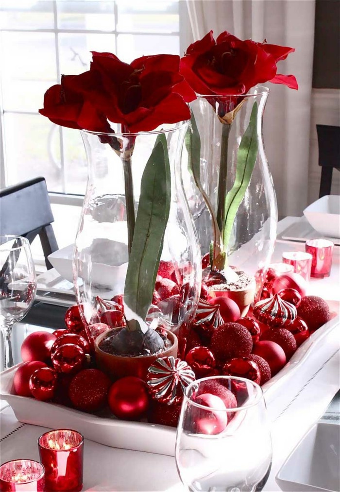 déco-en-rouge-et-blanc-noël-belle-décoration-de-noel-à-fabriquer-deco-table-de-noel
