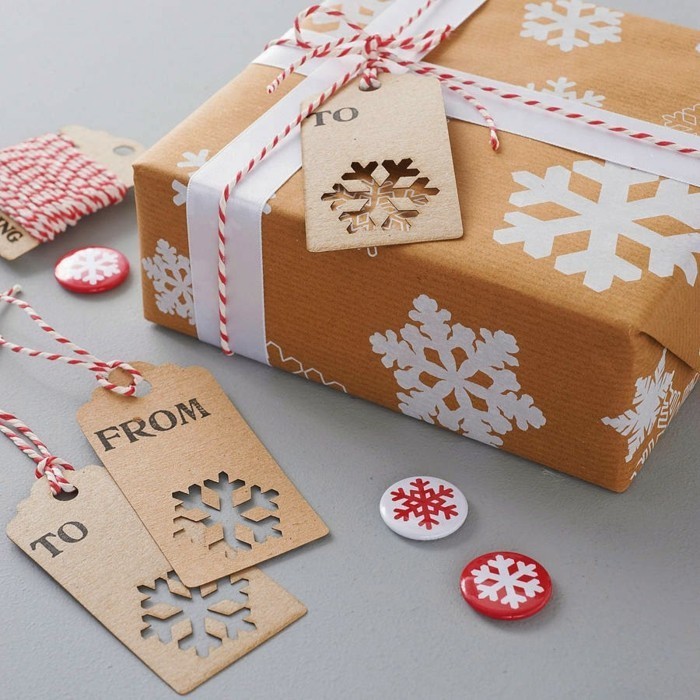 emballage-cadeau-original-belle-idée-diy-papier-à-décorer-papier-cadeau-noel