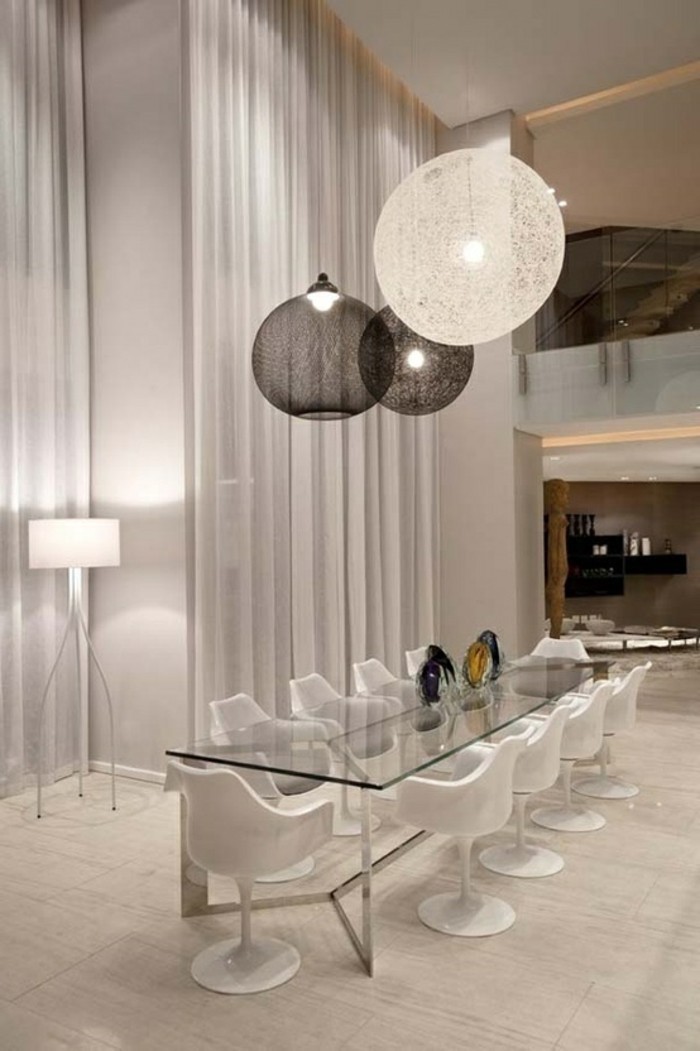 salle-à-manger-complète-conforama-table-en-verre-transparente-meubles-dans-la-maison-contemporaine
