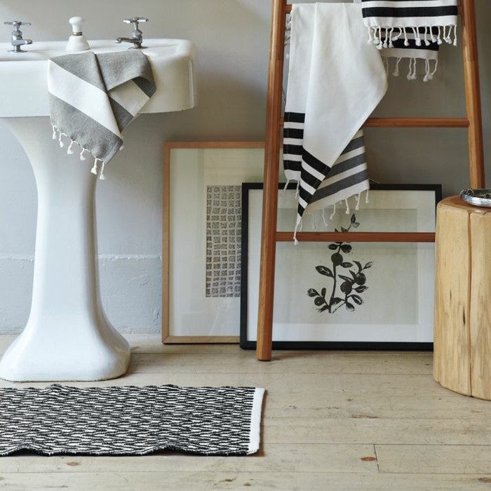 tapis-de-salle-de-bain-original-idée-design-personnalisé-beau-blanc-et-noir