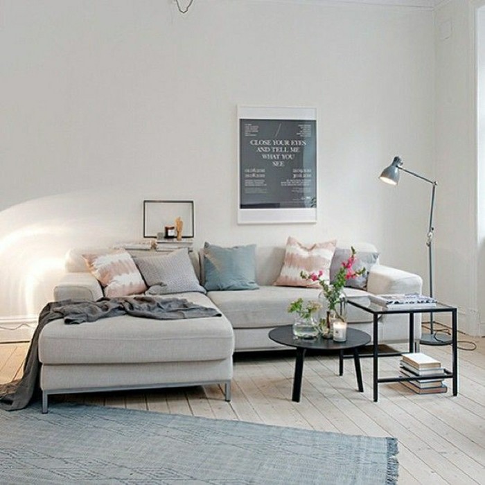 2-canapé-gris-chiné-canapé-d-angle-gris-salon-sol-en-planchers-beiges-gris-modernes