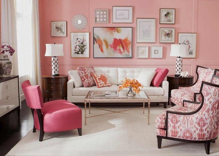 Decoration-couleur-corail-déco-corail-salon-rose-interieur-idée-déco-salon-moderne-décoration-salle-à-manger