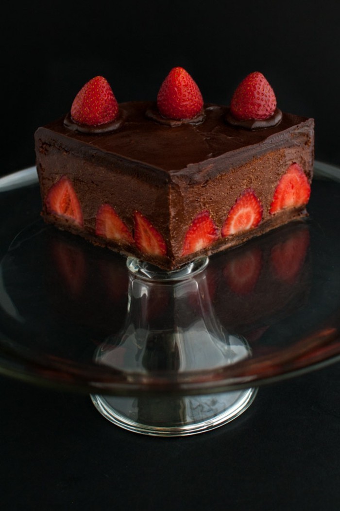 cool-idée-gâteau-au-chocolat-facile-gâteau-fondant-au-chocolat-carre