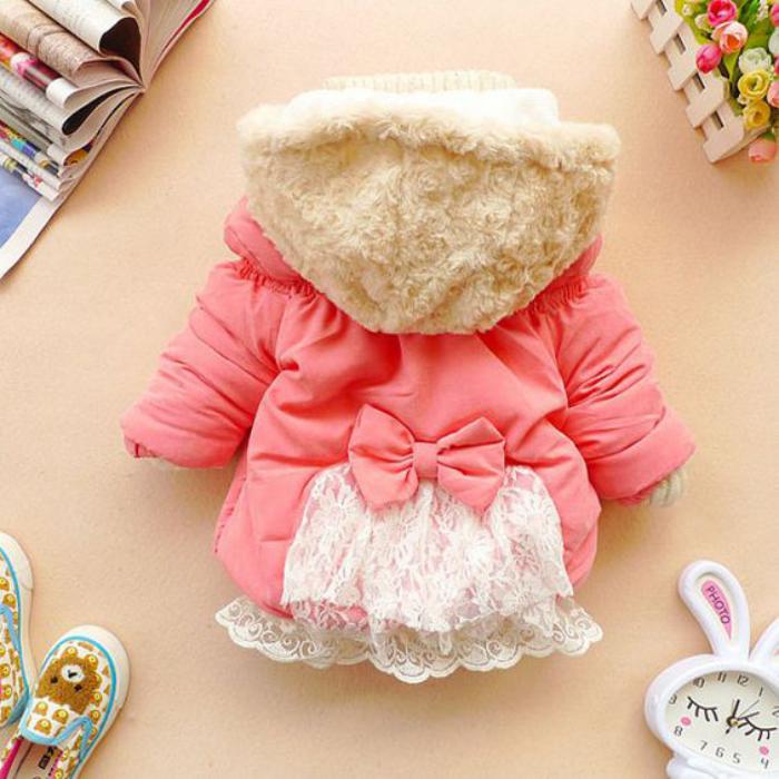 Manteau Enfant à Capuche En Fausse Fourrure - Chaud, Mignon, Unisexe Pour L'hiver, Tailles 12 Mois à 6 Ans