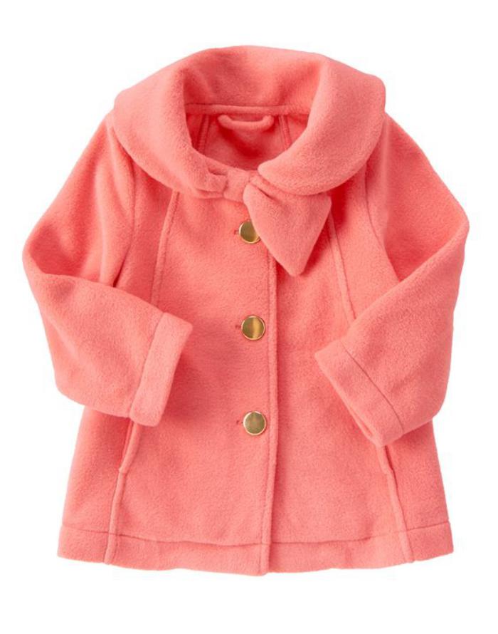 manteau-bébé-fille-manteau-bébé-rose