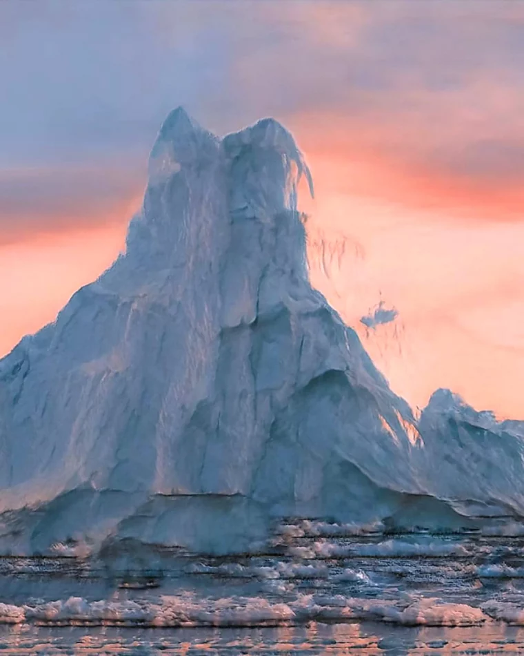 paysage d hiver photo avec le ciel rose orange