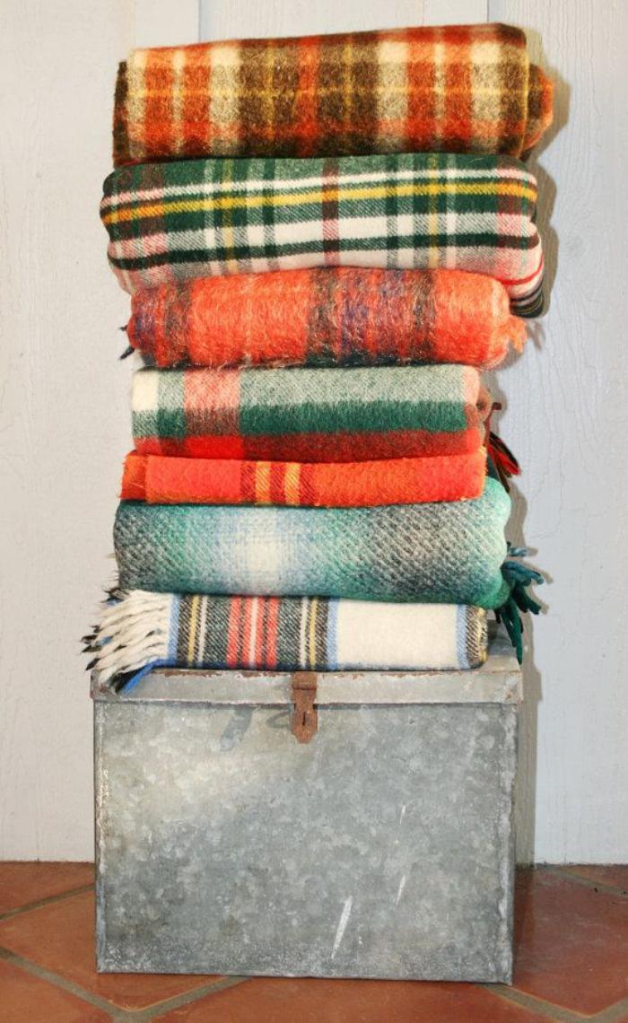 tissu-écossais-couvertures-cosy-et-belles-motifs-écossais