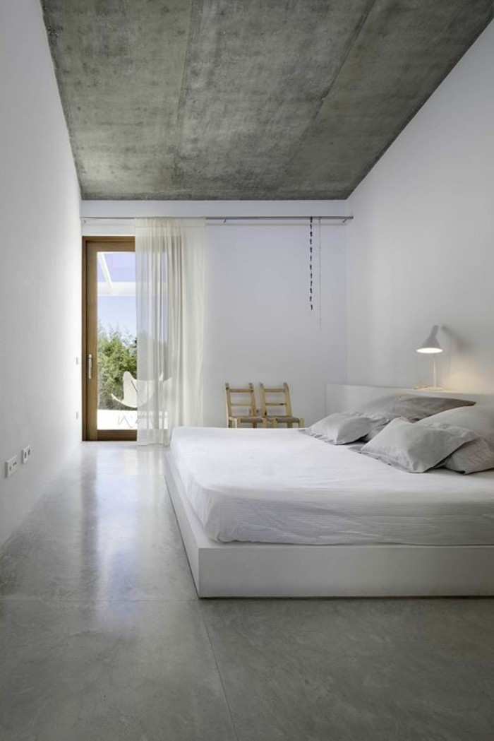 0-jolie-chambre-a-coucher-blanc-gris-béton-décoratif-pour-le-sol-et-les-murs